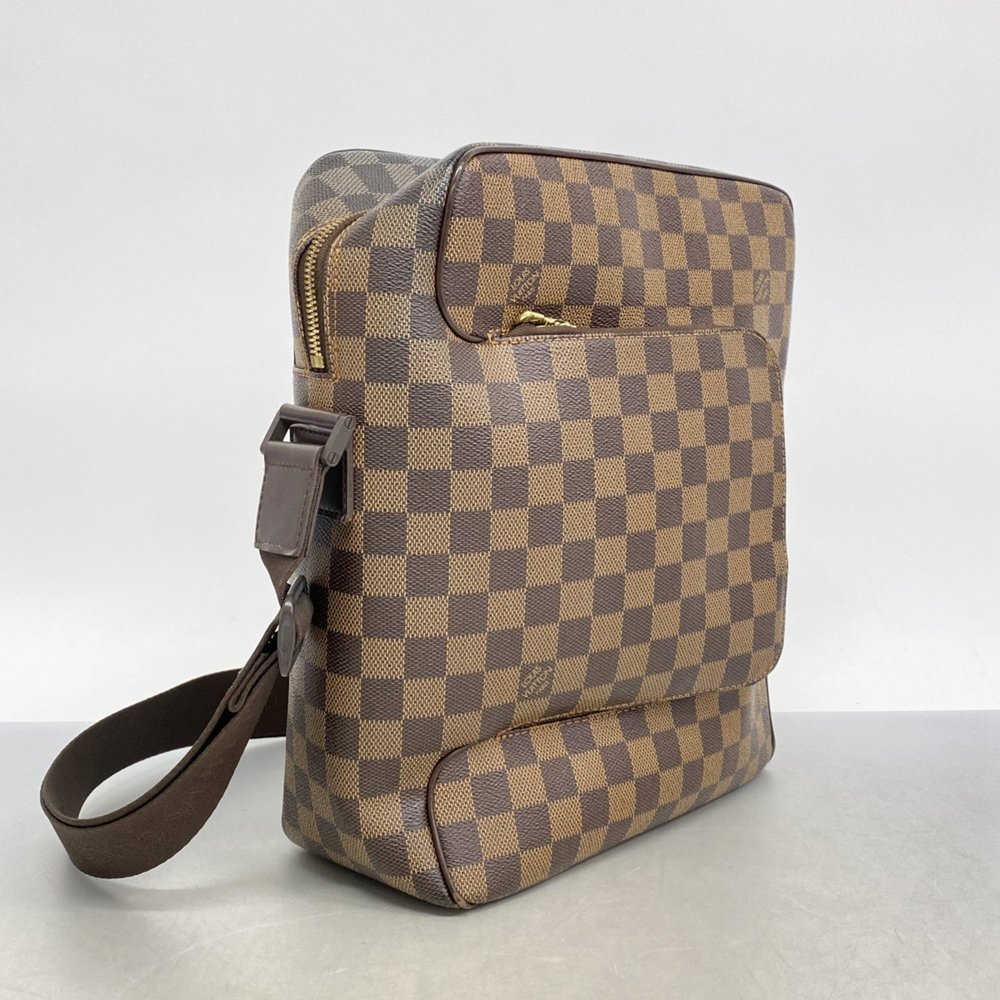 Louis Vuitton Shoulder Bag Damier Olaf MM N41441 Ebene Women's - Picture 2 of 11